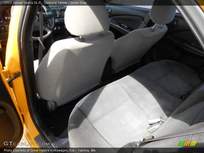 Sunburst Yellow / Stone Gray 2003 Nissan Sentra SE-R