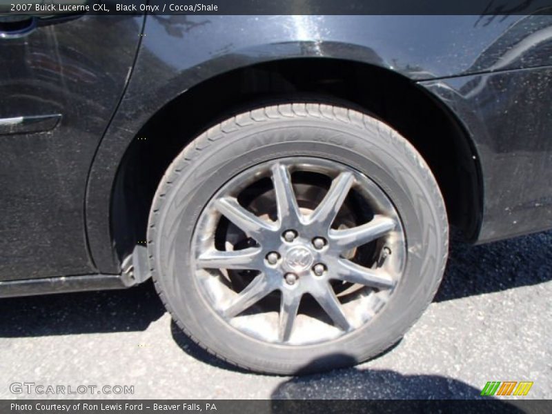Black Onyx / Cocoa/Shale 2007 Buick Lucerne CXL