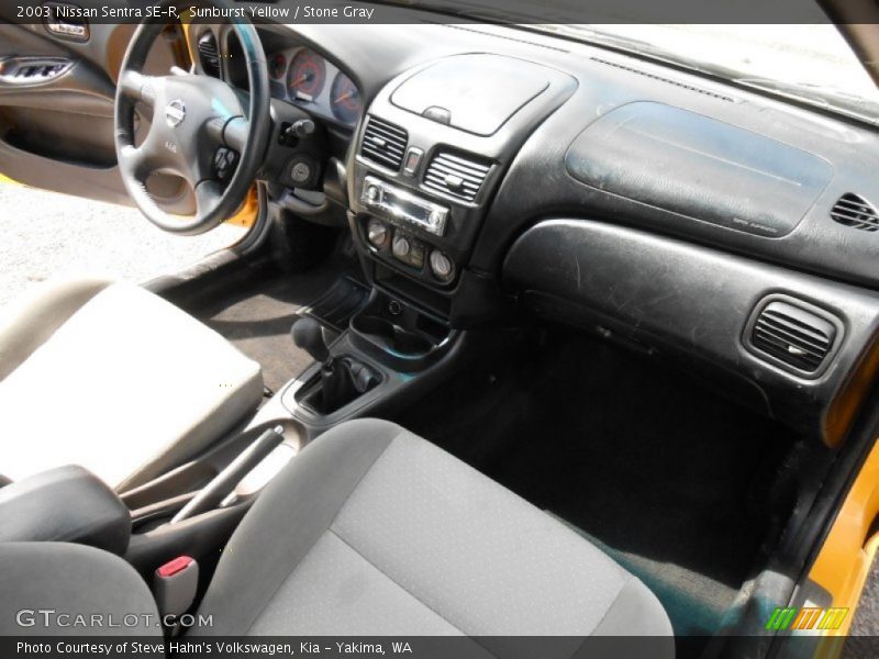 Sunburst Yellow / Stone Gray 2003 Nissan Sentra SE-R