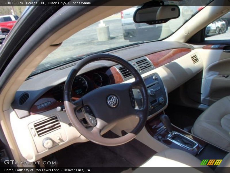 Black Onyx / Cocoa/Shale 2007 Buick Lucerne CXL