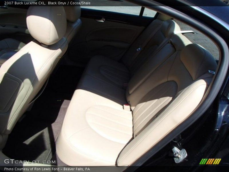 Black Onyx / Cocoa/Shale 2007 Buick Lucerne CXL
