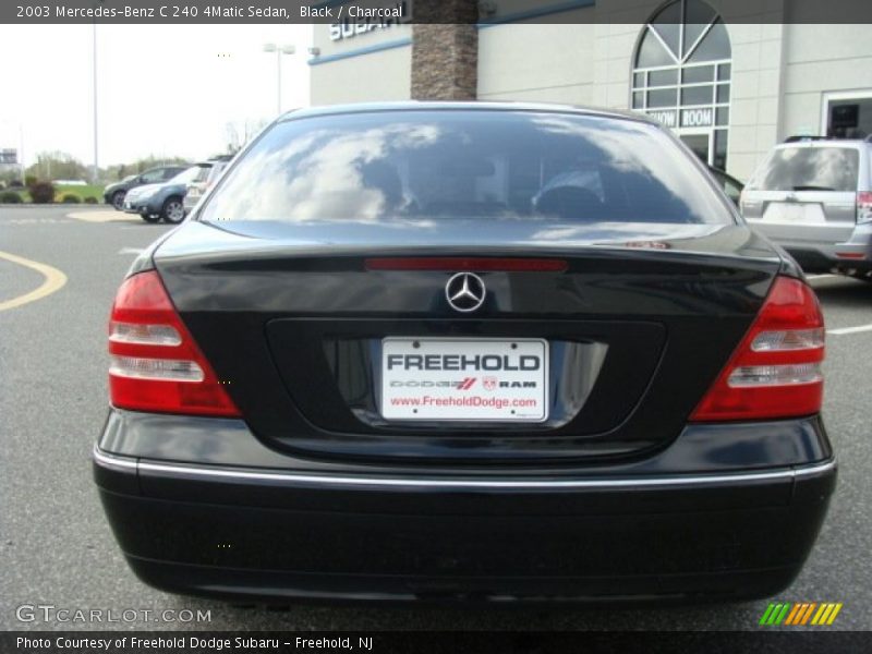 Black / Charcoal 2003 Mercedes-Benz C 240 4Matic Sedan
