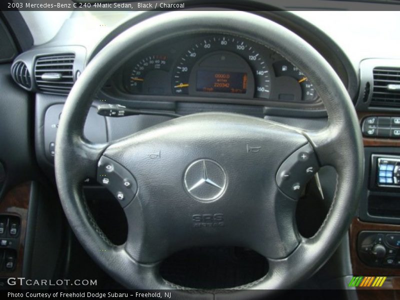 Black / Charcoal 2003 Mercedes-Benz C 240 4Matic Sedan