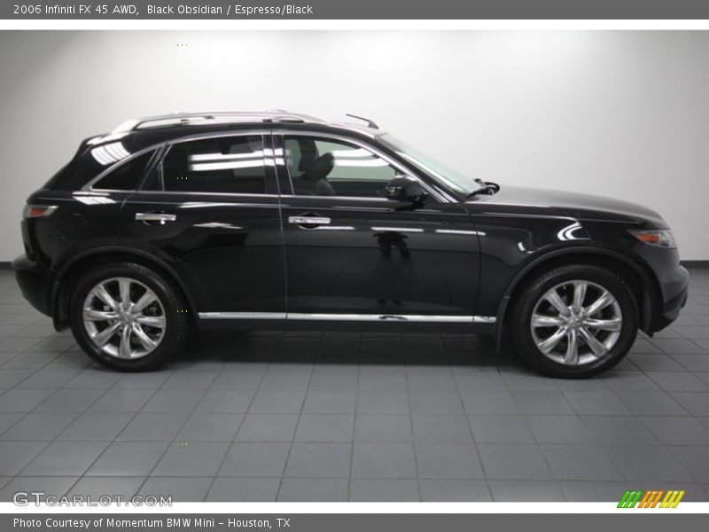 Black Obsidian / Espresso/Black 2006 Infiniti FX 45 AWD