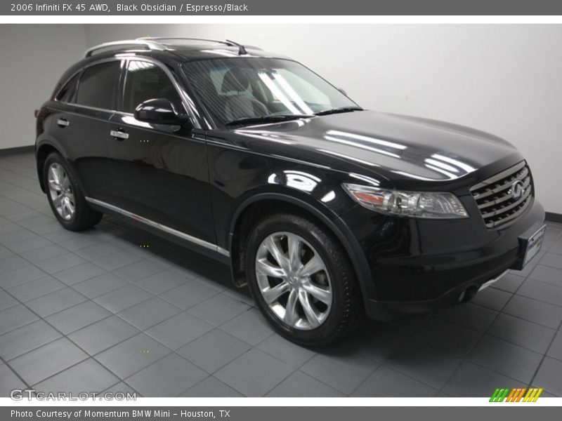 Black Obsidian / Espresso/Black 2006 Infiniti FX 45 AWD