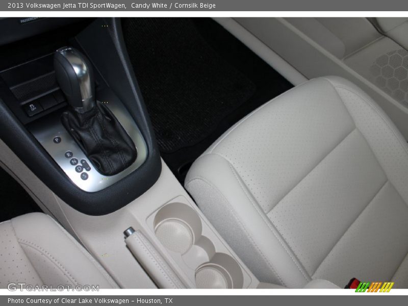Candy White / Cornsilk Beige 2013 Volkswagen Jetta TDI SportWagen