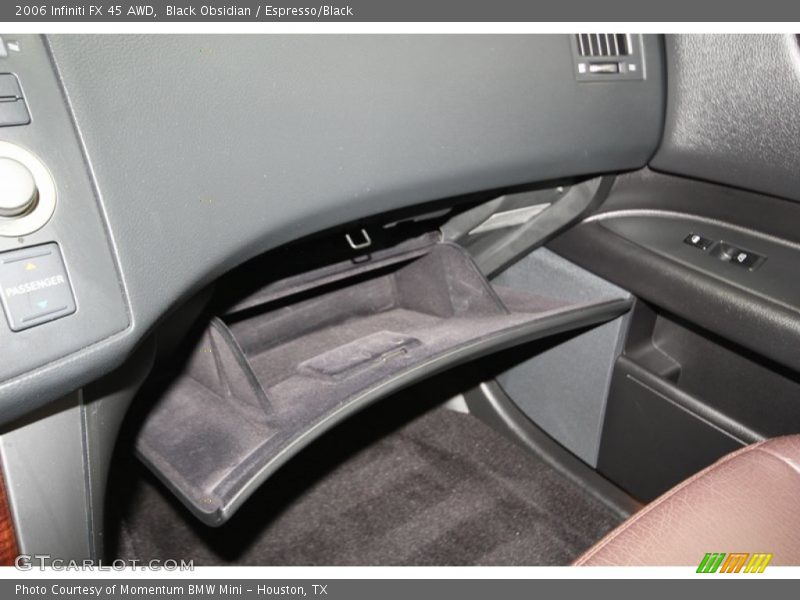 Black Obsidian / Espresso/Black 2006 Infiniti FX 45 AWD