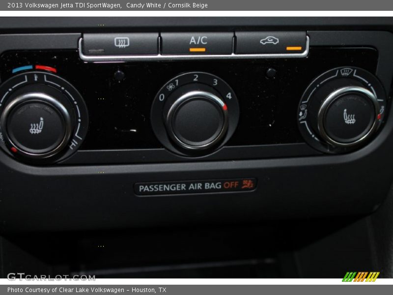 Candy White / Cornsilk Beige 2013 Volkswagen Jetta TDI SportWagen