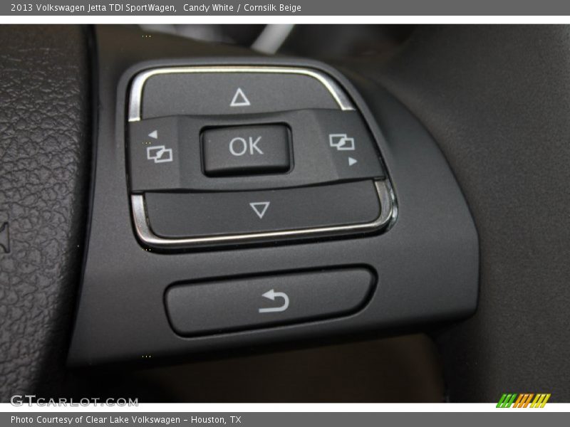 Candy White / Cornsilk Beige 2013 Volkswagen Jetta TDI SportWagen