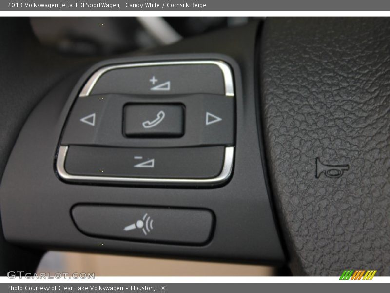 Candy White / Cornsilk Beige 2013 Volkswagen Jetta TDI SportWagen