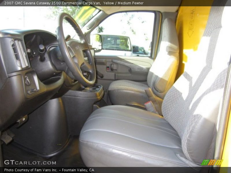  2007 Savana Cutaway 3500 Commercial Cargo Van Medium Pewter Interior