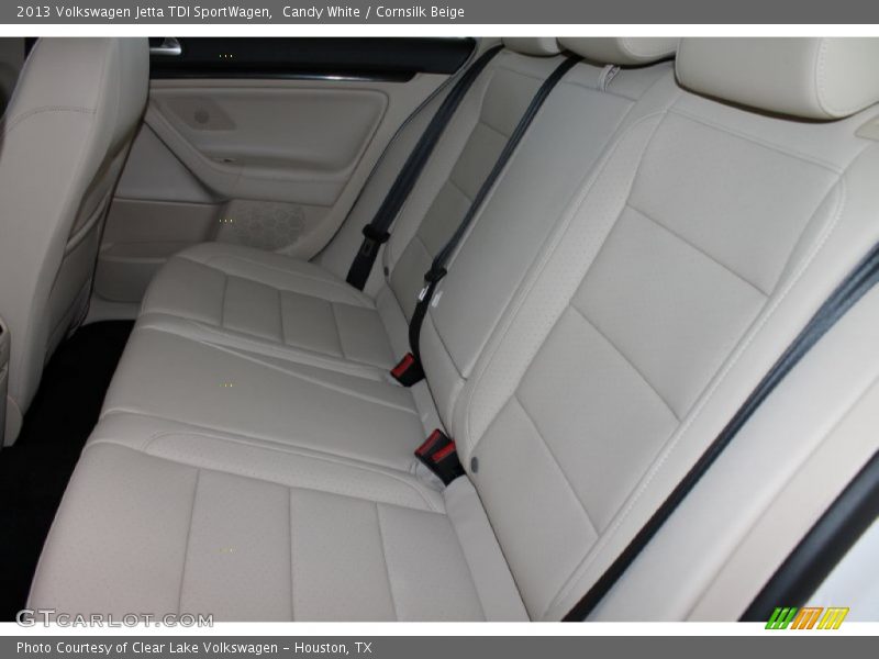 Candy White / Cornsilk Beige 2013 Volkswagen Jetta TDI SportWagen