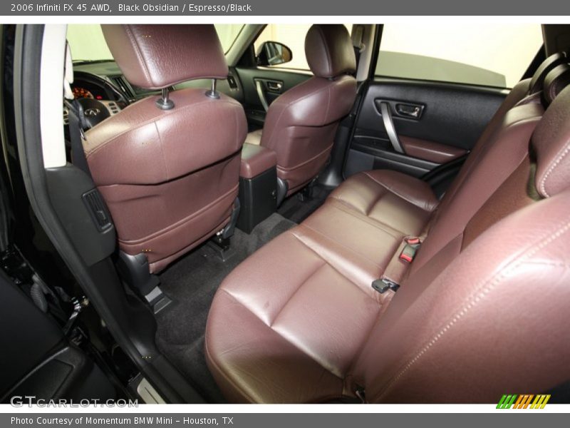 Rear Seat of 2006 FX 45 AWD