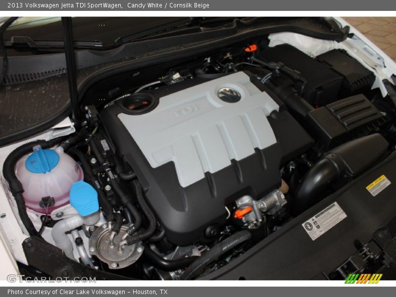 Candy White / Cornsilk Beige 2013 Volkswagen Jetta TDI SportWagen
