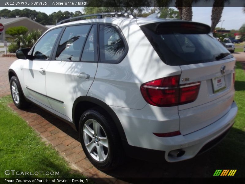 Alpine White / Black 2012 BMW X5 xDrive35i