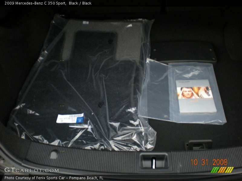 Black / Black 2009 Mercedes-Benz C 350 Sport