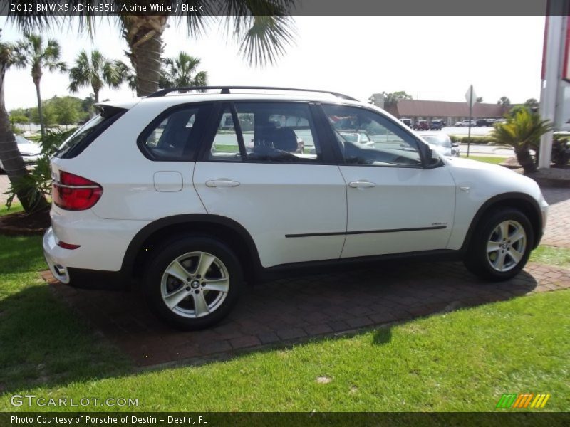 Alpine White / Black 2012 BMW X5 xDrive35i
