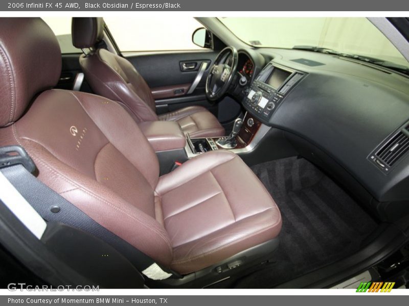 Black Obsidian / Espresso/Black 2006 Infiniti FX 45 AWD