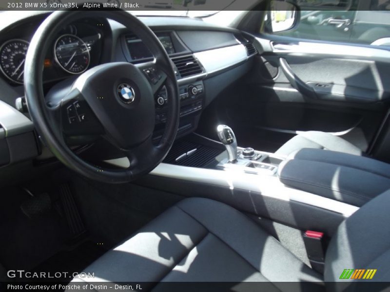 Alpine White / Black 2012 BMW X5 xDrive35i