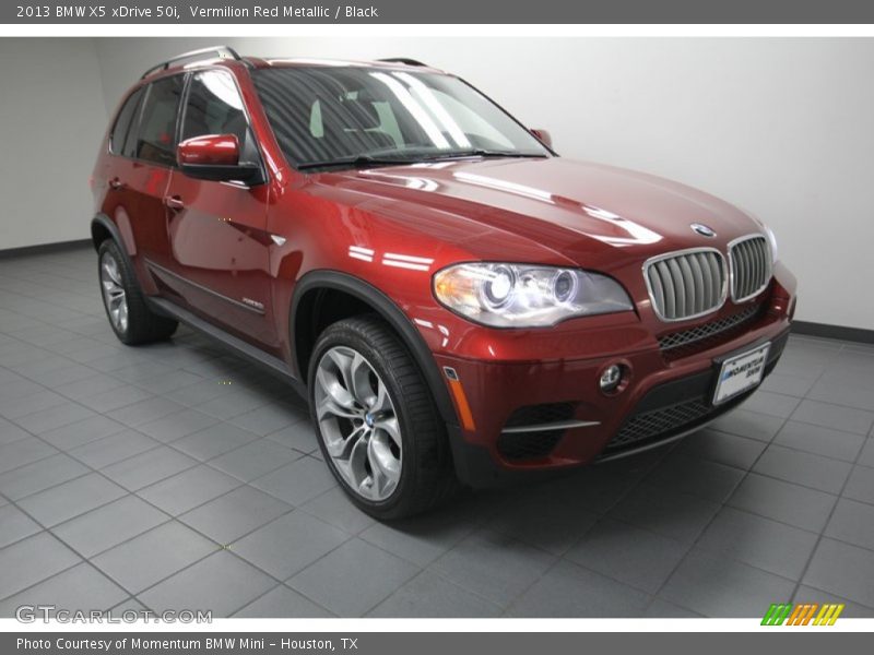 Vermilion Red Metallic / Black 2013 BMW X5 xDrive 50i