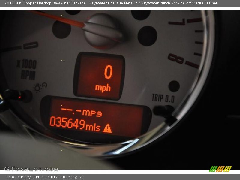 Bayswater Kite Blue Metallic / Bayswater Punch Rocklite Anthracite Leather 2012 Mini Cooper Hardtop Bayswater Package
