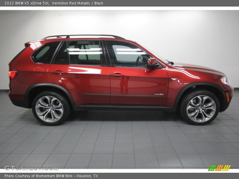 Vermilion Red Metallic / Black 2013 BMW X5 xDrive 50i