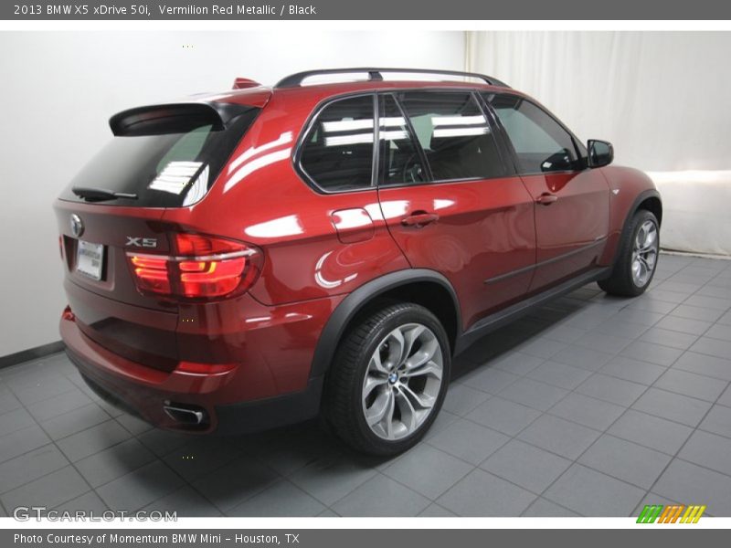 Vermilion Red Metallic / Black 2013 BMW X5 xDrive 50i