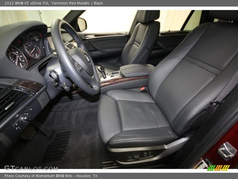 Front Seat of 2013 X5 xDrive 50i