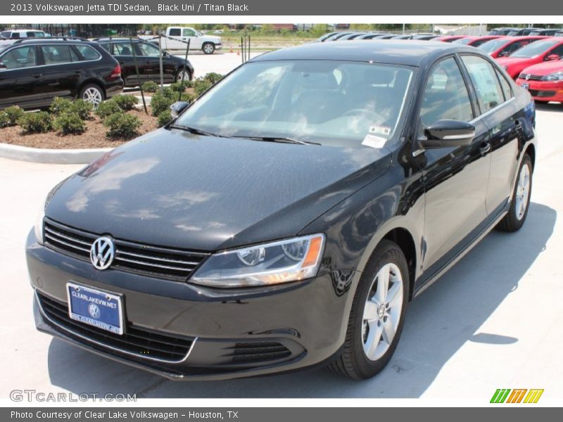 Black Uni / Titan Black 2013 Volkswagen Jetta TDI Sedan