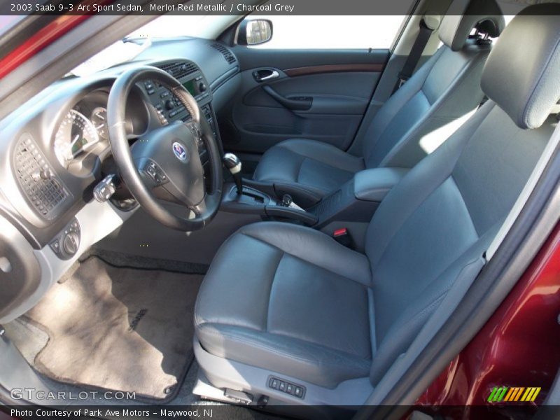  2003 9-3 Arc Sport Sedan Charcoal Grey Interior