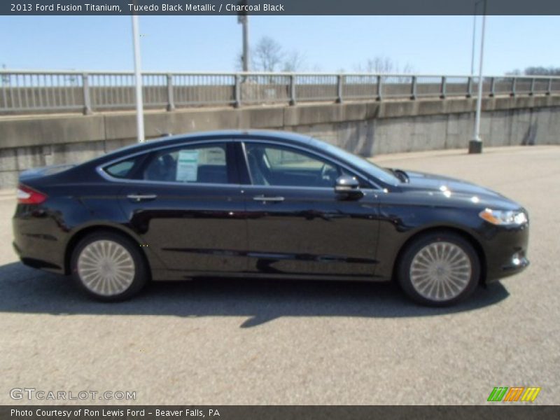 Tuxedo Black Metallic / Charcoal Black 2013 Ford Fusion Titanium