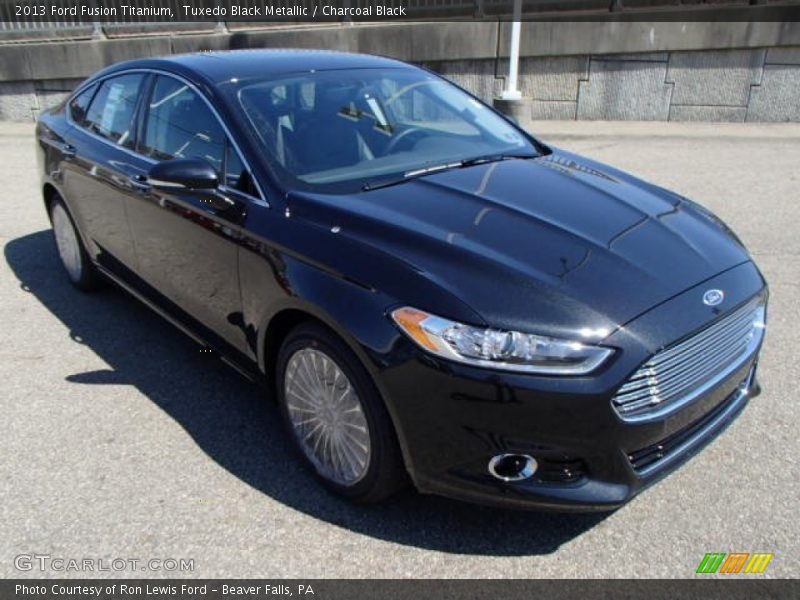 Tuxedo Black Metallic / Charcoal Black 2013 Ford Fusion Titanium