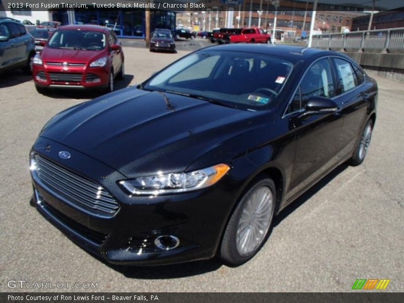 Tuxedo Black Metallic / Charcoal Black 2013 Ford Fusion Titanium