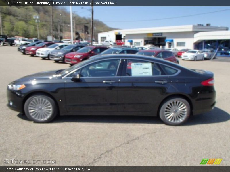 Tuxedo Black Metallic / Charcoal Black 2013 Ford Fusion Titanium