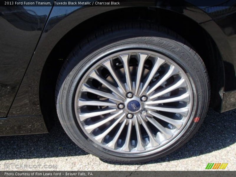 Tuxedo Black Metallic / Charcoal Black 2013 Ford Fusion Titanium