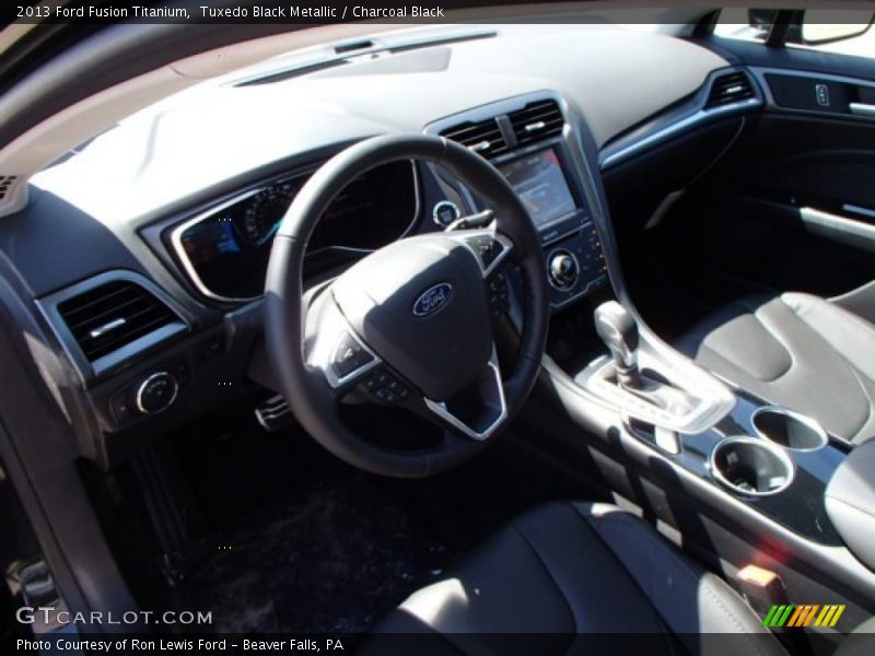 Tuxedo Black Metallic / Charcoal Black 2013 Ford Fusion Titanium