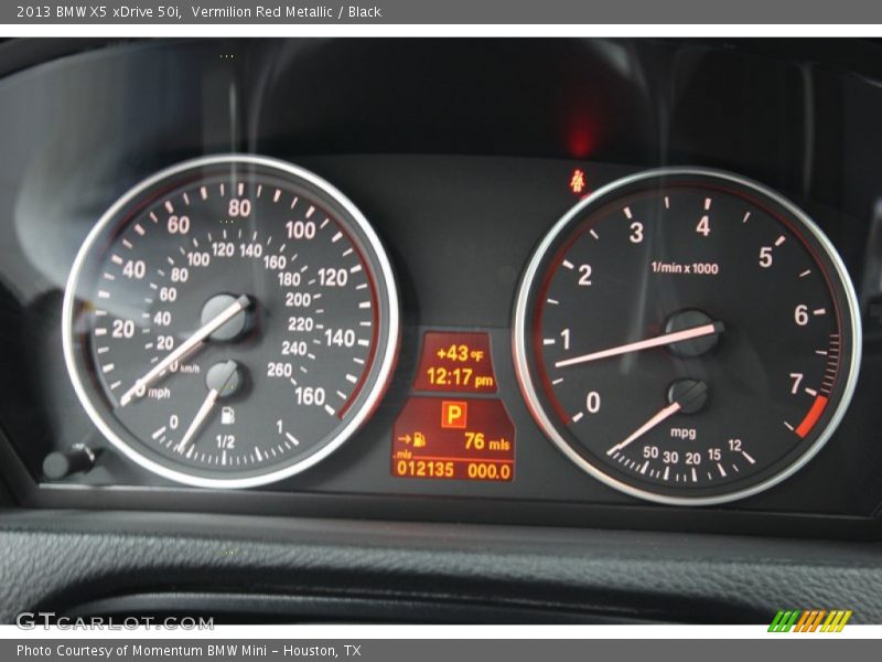  2013 X5 xDrive 50i xDrive 50i Gauges