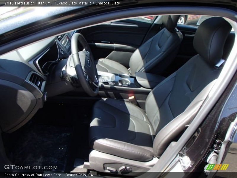Tuxedo Black Metallic / Charcoal Black 2013 Ford Fusion Titanium