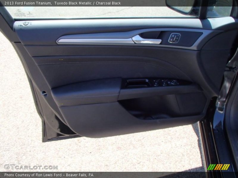 Tuxedo Black Metallic / Charcoal Black 2013 Ford Fusion Titanium