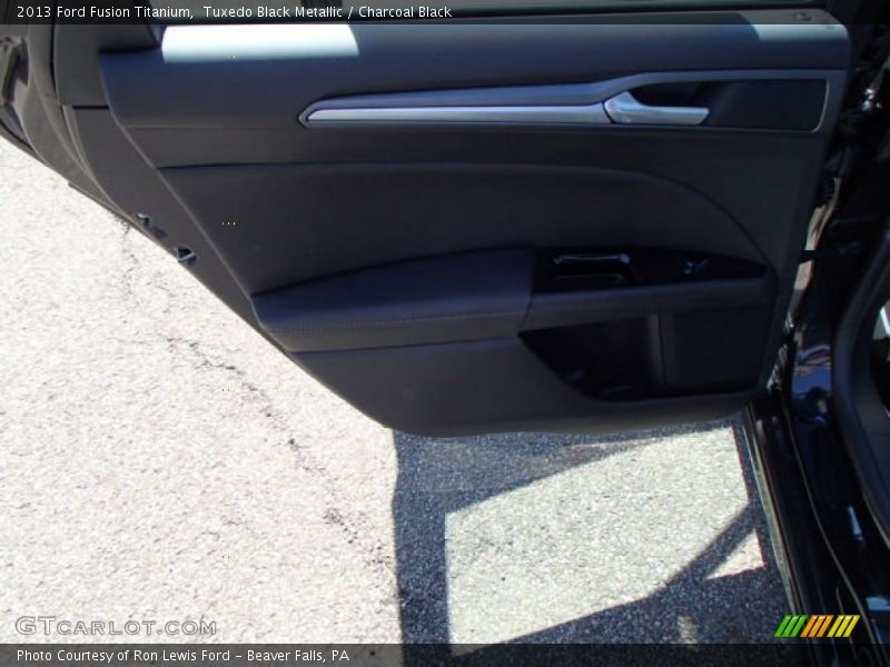 Tuxedo Black Metallic / Charcoal Black 2013 Ford Fusion Titanium