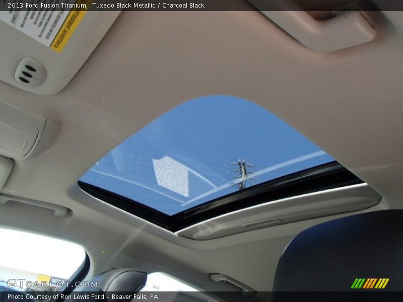 Tuxedo Black Metallic / Charcoal Black 2013 Ford Fusion Titanium