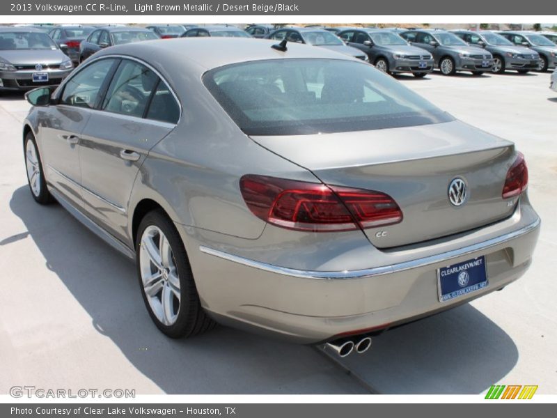 Light Brown Metallic / Desert Beige/Black 2013 Volkswagen CC R-Line
