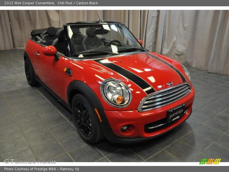 Chili Red / Carbon Black 2013 Mini Cooper Convertible