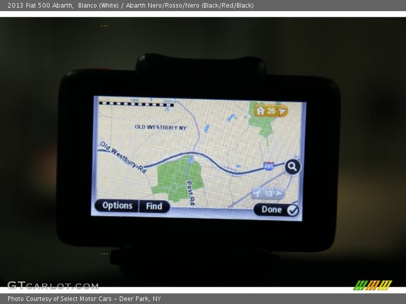 Navigation of 2013 500 Abarth