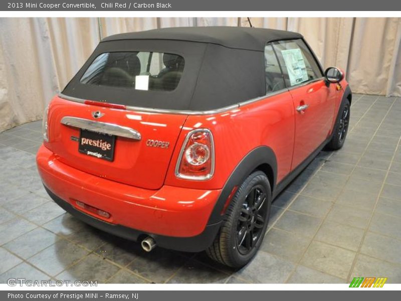 Chili Red / Carbon Black 2013 Mini Cooper Convertible