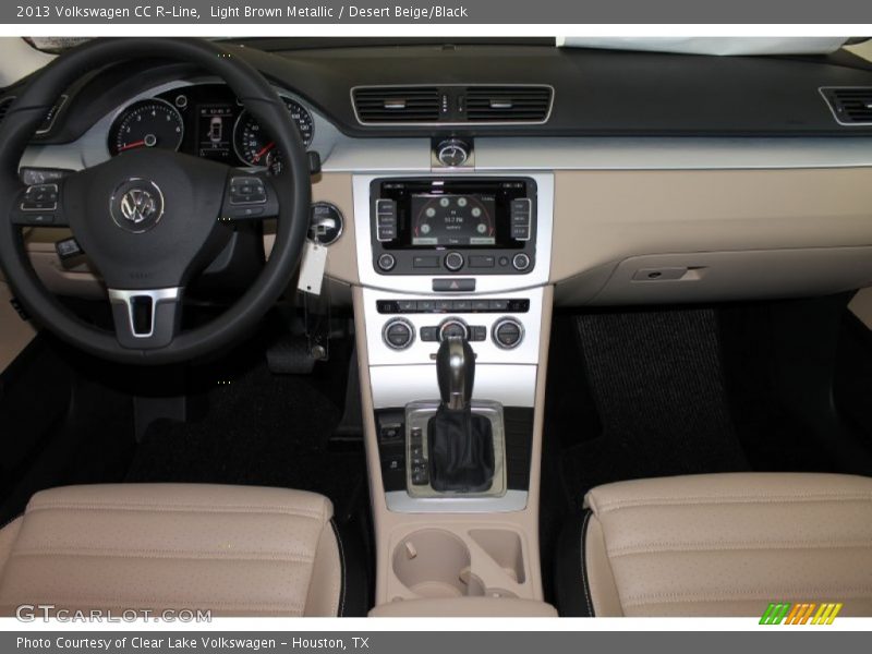 Light Brown Metallic / Desert Beige/Black 2013 Volkswagen CC R-Line