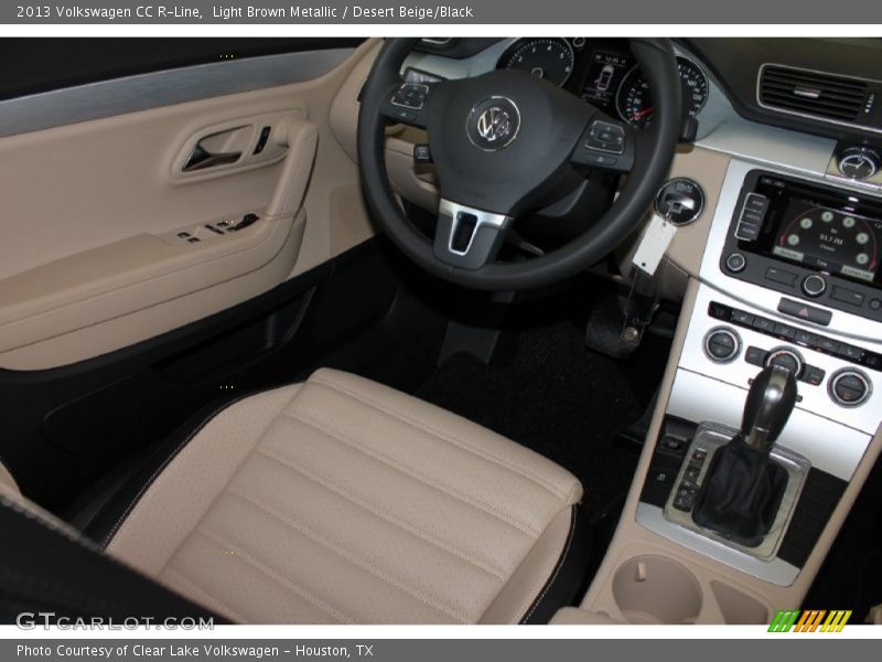Light Brown Metallic / Desert Beige/Black 2013 Volkswagen CC R-Line