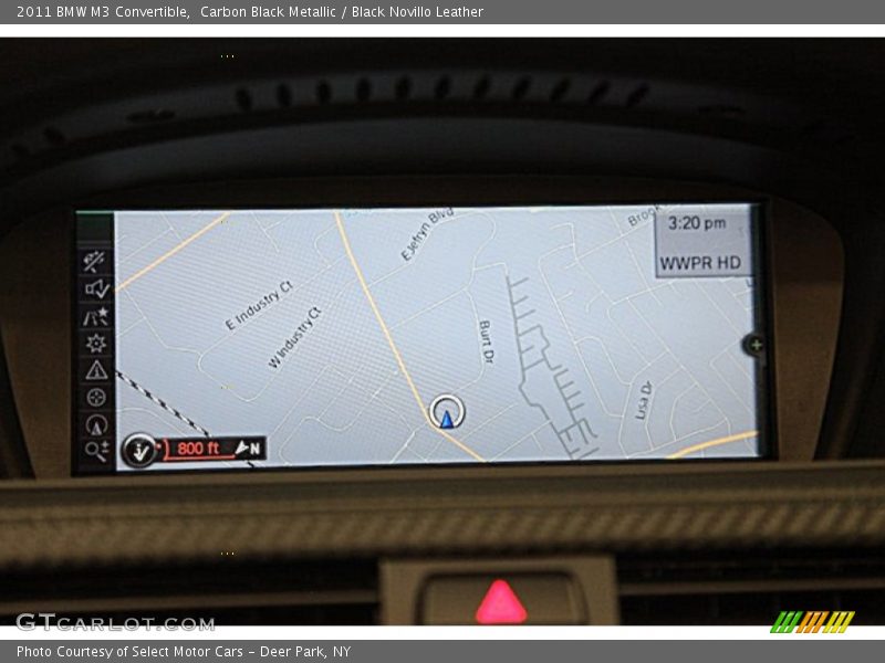 Navigation of 2011 M3 Convertible