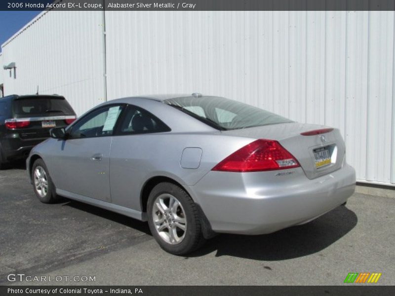 Alabaster Silver Metallic / Gray 2006 Honda Accord EX-L Coupe