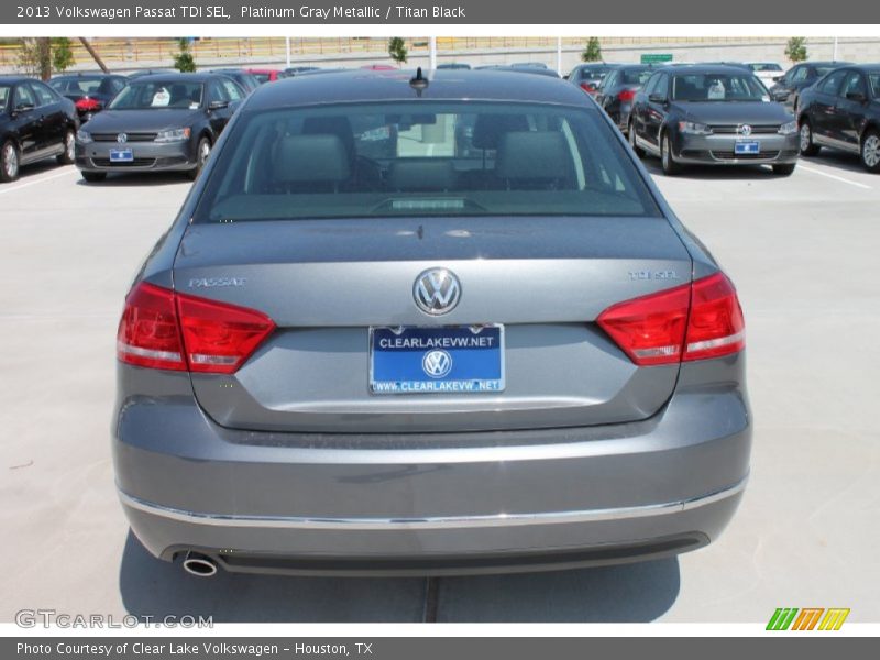 Platinum Gray Metallic / Titan Black 2013 Volkswagen Passat TDI SEL